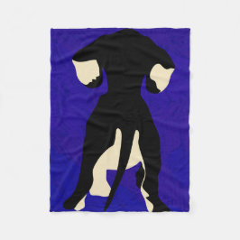 Blue Background Fleecedecke