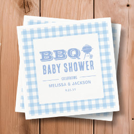 Blue Backyard GRILLEN Baby Dusche Serviette