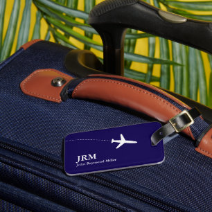 Blue BagTag für Reisegepäck Gepäckanhänger