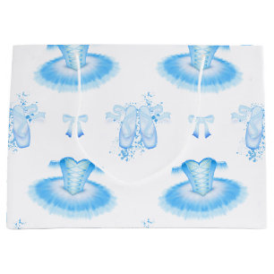 Blue Ballet Geburtstag Tutu & Pointe Schuhe Große Geschenktüte