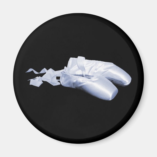 Blue Ballet Shoes Magnet (Vorne)