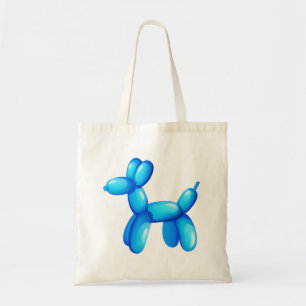 Blue Balloon Animal Dog Tote Bag Tragetasche