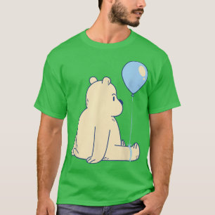 Blue Balloon Ice Bear T-Shirt
