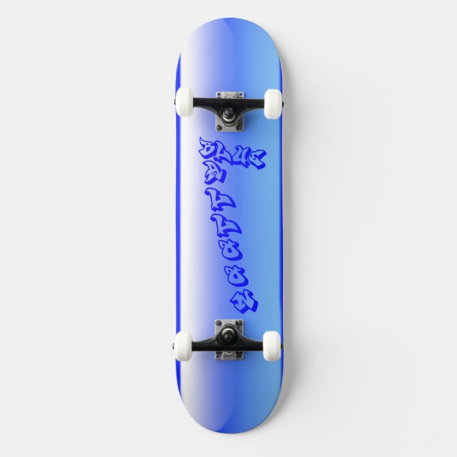 Blue Balloon Skateboard (Vorderseite)