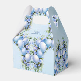 Blue Balloons Fvor Box Geschenkschachtel