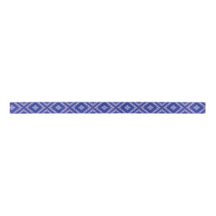 Blue Bandana Design Ribbon Satinband