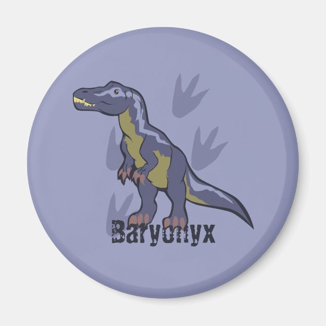 Blue Baryonyx Magnet (Vorne)