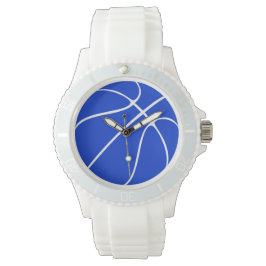Blue Basketball Armbanduhr für Frauen