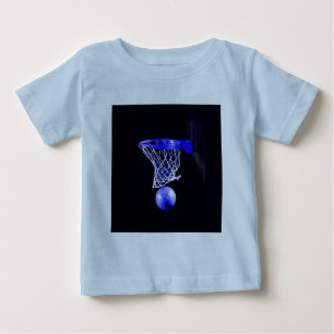 Blue Basketball Baby T-shirt