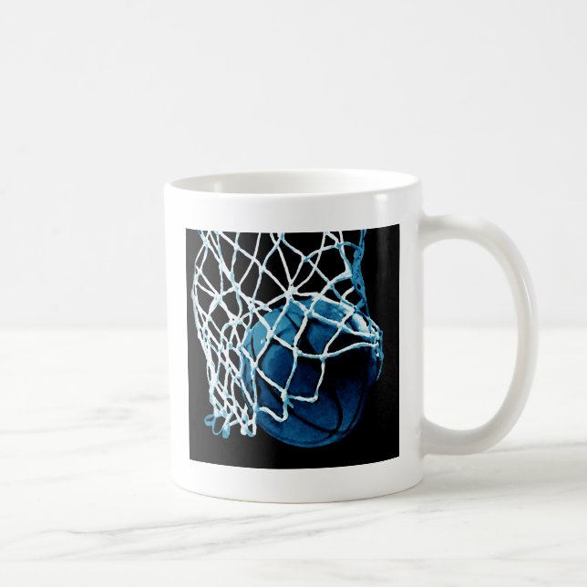 Blue Basketball Kaffeetasse (Rechts)