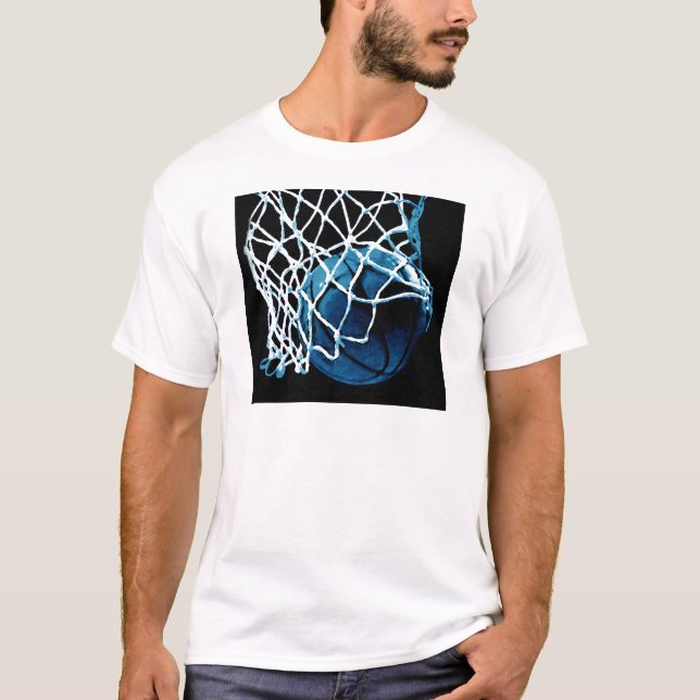 Blue Basketball T-Shirt (Vorderseite)