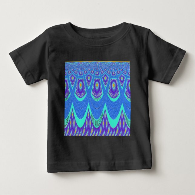 Blue Batik Baby T-shirt (Vorderseite)