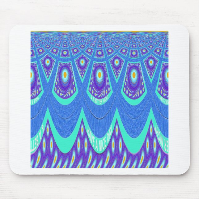 Blue Batik Mousepad (Vorne)