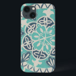 Blue Batik Tile I title_seo2<br><div class="desc">floral</div>