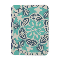 Blue Batik Tile I