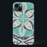 Blue Batik Tile IV Case-Mate iPhone Hülle<br><div class="desc">floral</div>