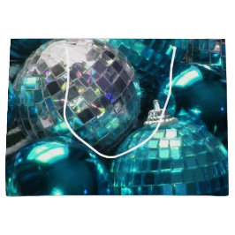Blue Baubles Geschenktasche Große Geschenktüte