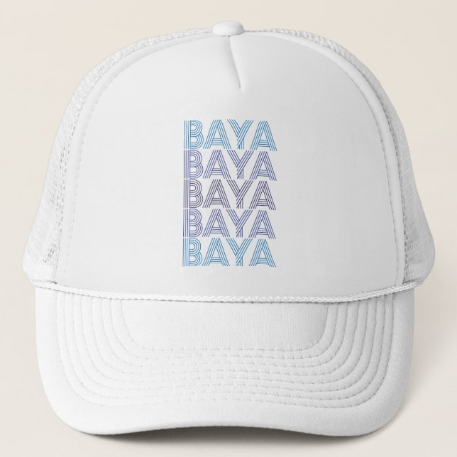 Blue Bayas Truckerkappe (Vorderseite)