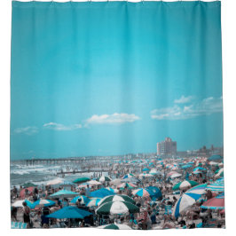 Blue Beach Duschvorhang