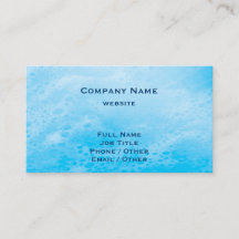 Blue Beach Waves Business Card