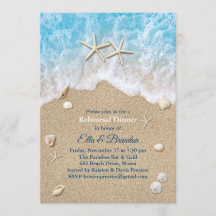 Blue Beach Waves & Starfish Probe Abendessen