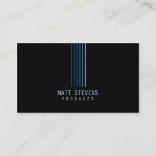 Blue Beams der Producer Business Card Visitenkarte
