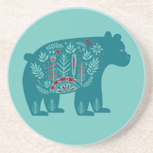 Blue Bear Sandstone Untersetzer