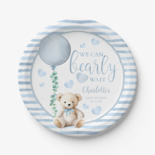 Blue Bearly Wait Baby Shooting Paper Teller