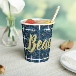 Blue Beautiful Party Cups by Poet Adiela Akoo - Sc Pappbecher