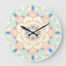 Blue Beige Geometric Star Summer Summertime Decor