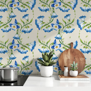 Blue Bell Floral Tapete