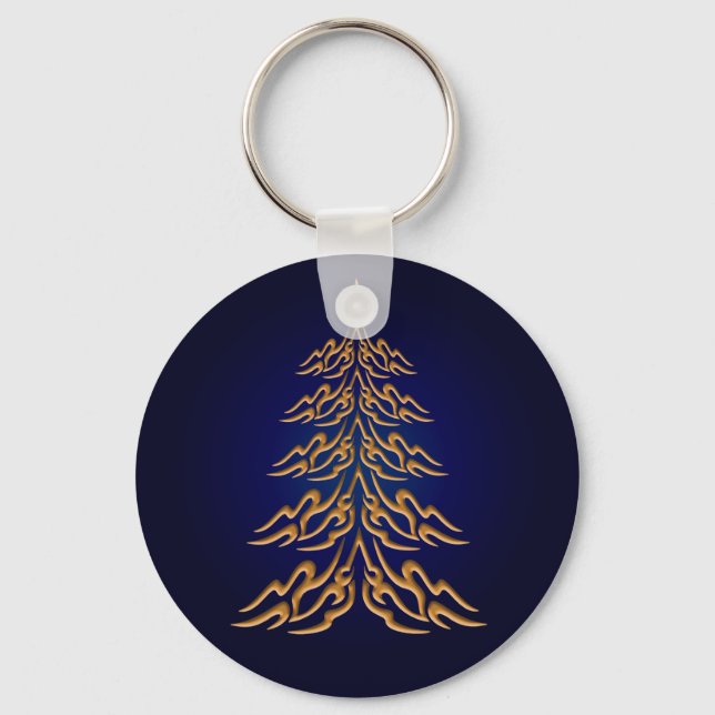 Blue Bell Weihnachtsbaum Schlüsselkette Schlüsselanhänger (Vorderseite)