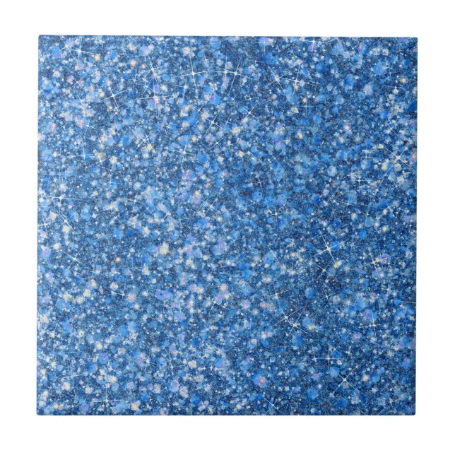 Blue Belle Color Imitate Glitzer Fliese (Vorderseite)