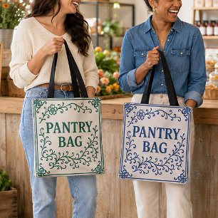 "BLUE-BERRY" VORRATSBAG CHINOISERIE-TASCHE TASCHE