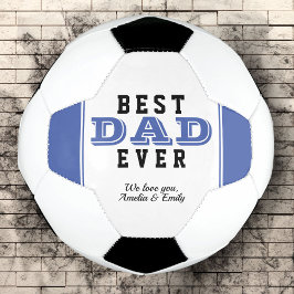 Blue Best Vater je Typografie Vatertag Fußball