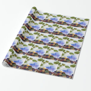 Blue Betta Fish Geschenkpapier