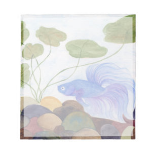 Blue Betta Notizblock