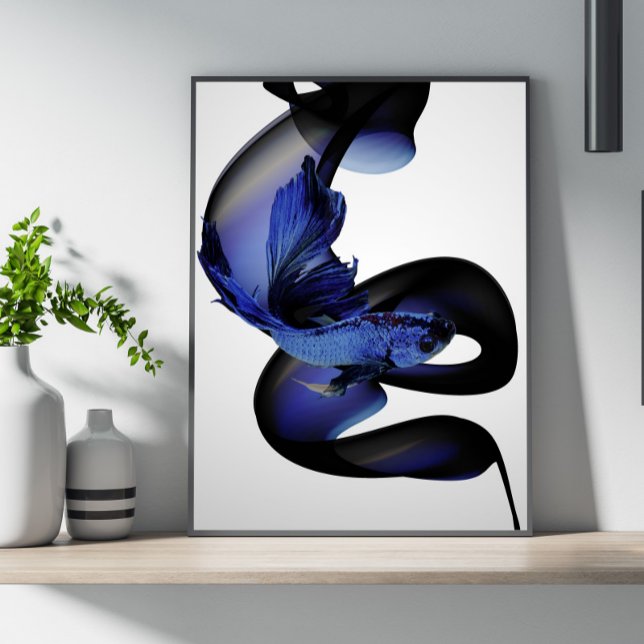 Blue Betta Poster (Von Creator hochgeladen)