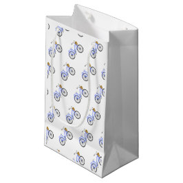 Blue Bicycle Basket Preppy Summer Vacation Fun Kleine Geschenktüte