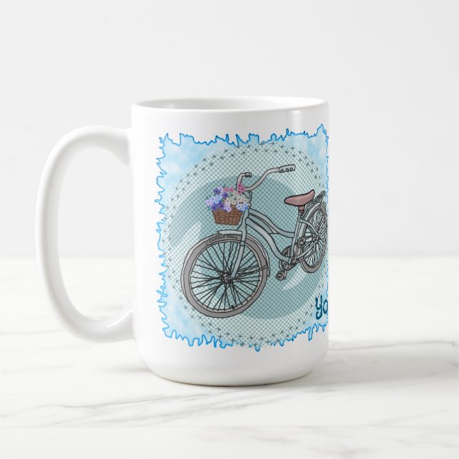 Blue Bike  Kaffeetasse (Links)