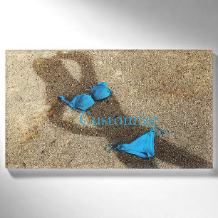 Blue Bikini Beach Sand Thunder_Cove Namenschild