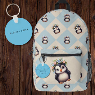 Blue Bilingual Peanut Allergary Alert Spanisch Schlüsselanhänger