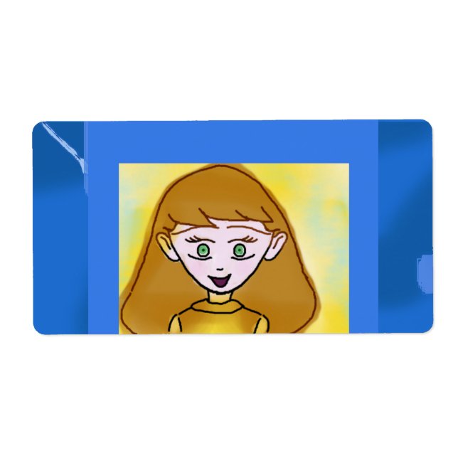 Blue Bingo Anime Label (Vorne)