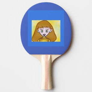 Blue Bingo Anime Ping Pong Paddle Tischtennis Schläger