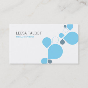 Blue Bio Business Card Visitenkarte