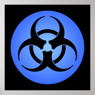 Blue Biogefährdung Poster