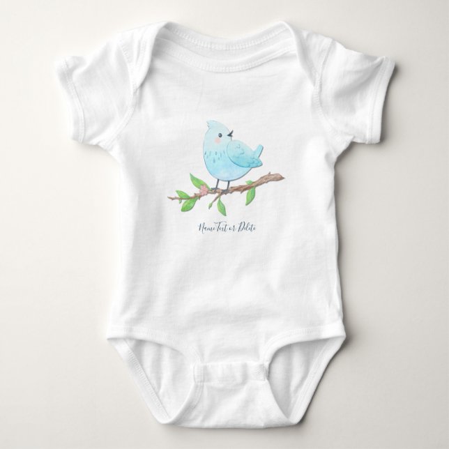 Blue Bird Baby Bodysuit Baby Strampler (Vorderseite)
