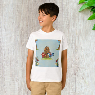 Blue Bird Birdhouse T-Shirt