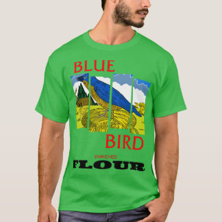 BLUE BIRD BLACK FLAG T-Shirt