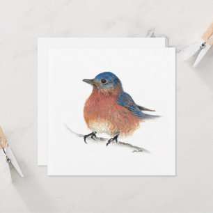Blue Bird Card Karte